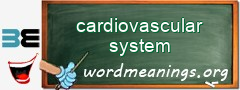 WordMeaning blackboard for cardiovascular system